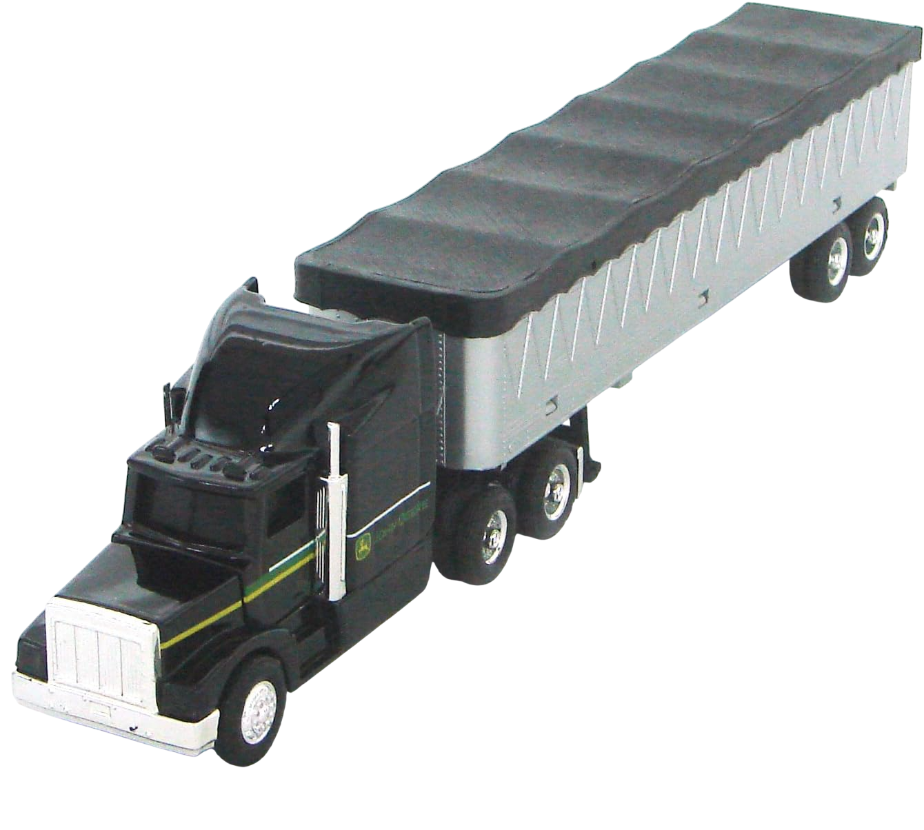 Buddy L John Deere Grain Semi Truck Toy Replica - 1:64 Scale